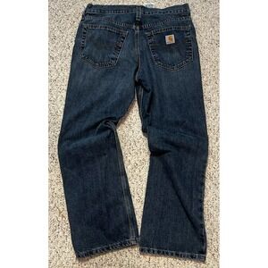 Carhartt Relaxed Fit Jeans 31x30 Blue Straight Leg Loose Workwear USA